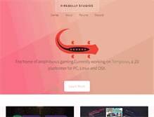 Tablet Screenshot of firebelly-studios.com